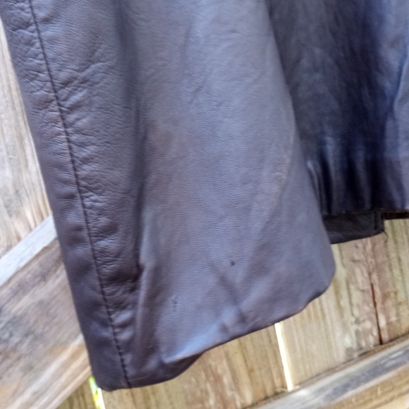 Vintage- LA STUDIO Retro Leather Coat - Picture 5 of 10
